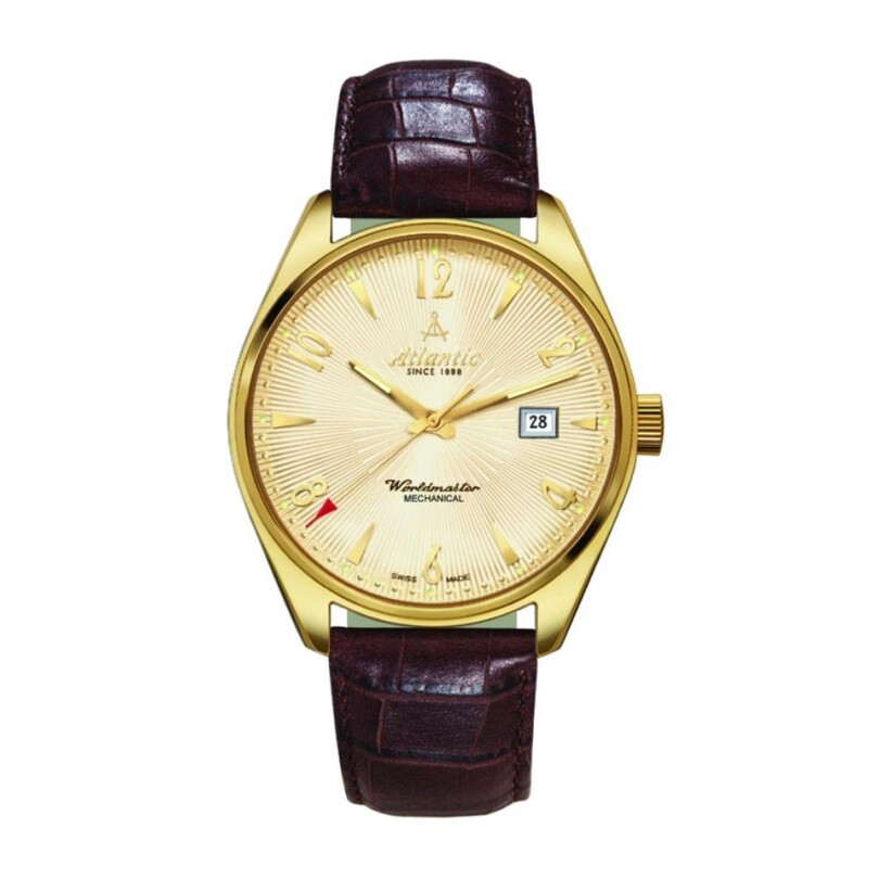 ATLANTIC - WORLDMASTER ART DECO 51651.45.35G Otomatik (İsviçre Üretimi Kurmalı Sellita SW210-1 Mekanizmalı) Erkek Kol Saati