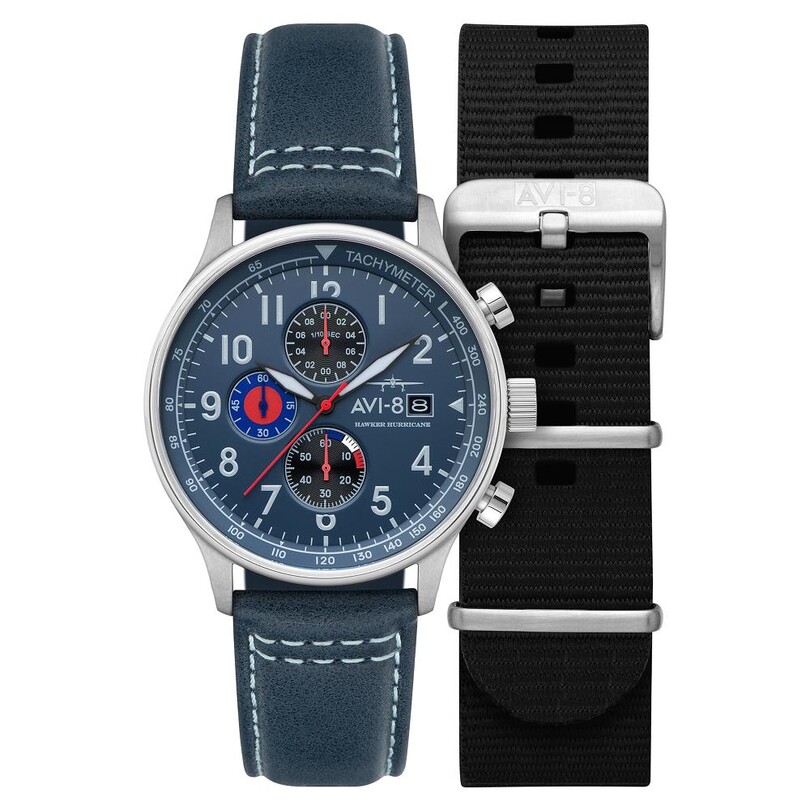 AVI-8 - HAWKER HURRICANE CLASSIC CHRONOGRAPH AV-4011-1A (Seiko VD57 Mekanizmalı) Erkek Kol Saati