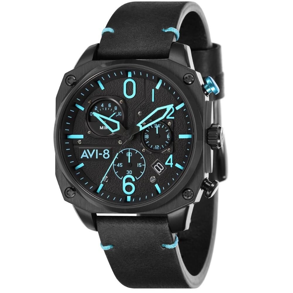 HAWKER HUNTER RETROGRADE AV-4052-05 (Seiko VR3GA Mekanizmalı) Erkek Kol Saati