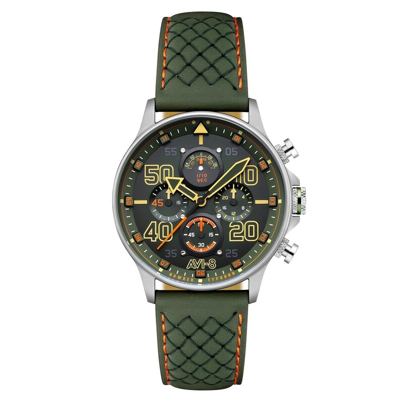 AVI-8 - HAWKER TYPHOON CONINGHAM CHRONOGRAPH AV-4093-0D (Seiko VD56 Mekanizmalı) Erkek Kol Saati