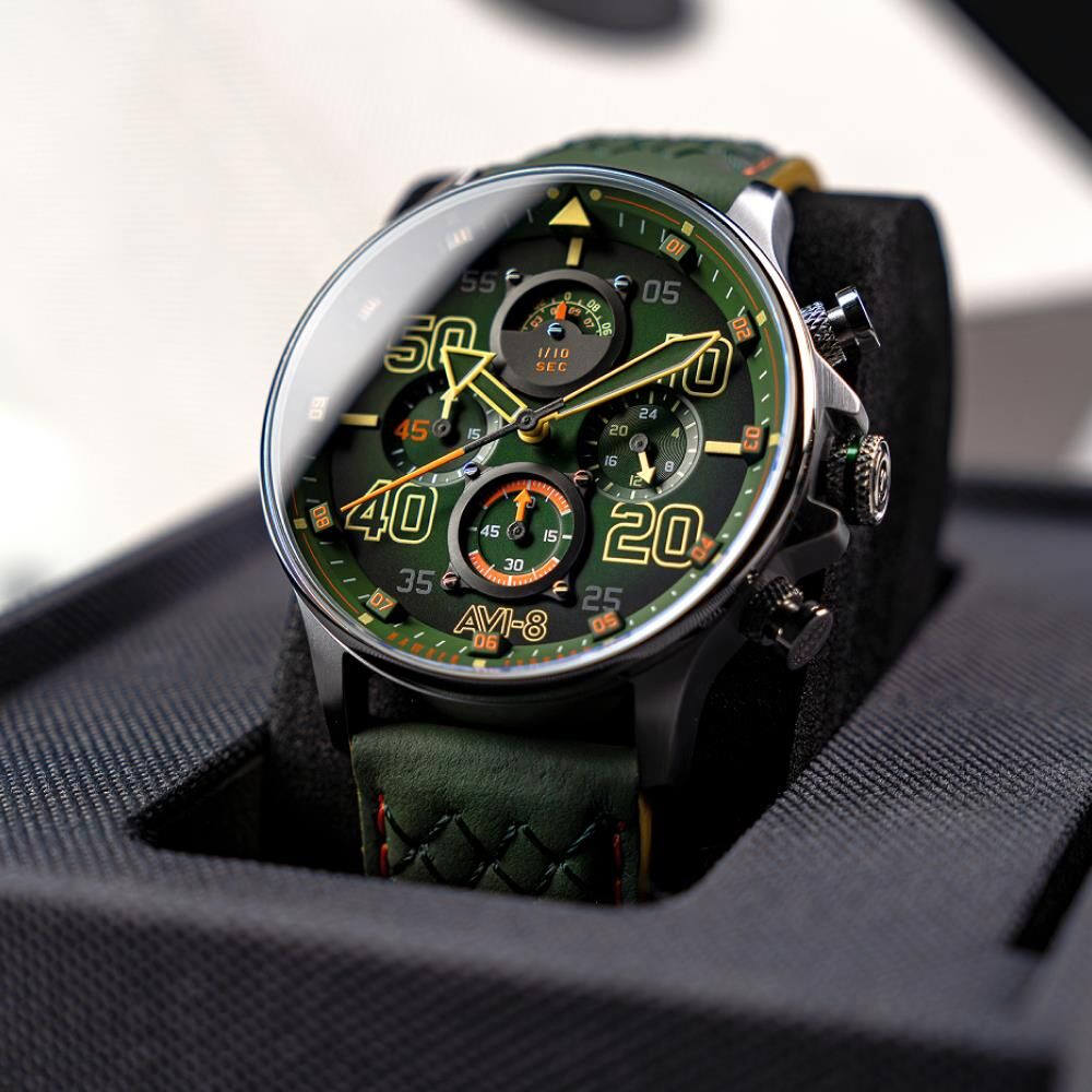 HAWKER TYPHOON CONINGHAM CHRONOGRAPH AV-4093-0D (Seiko VD56 Mekanizmalı) Erkek Kol Saati