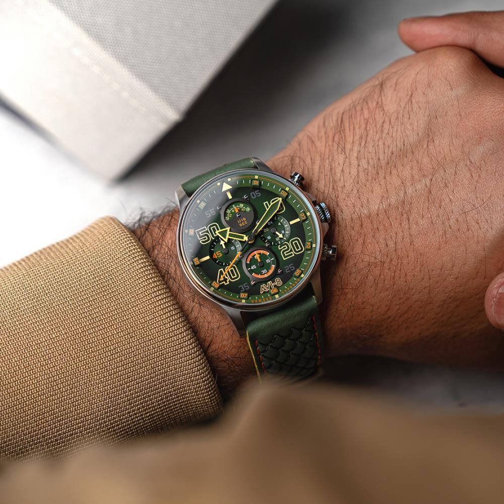 HAWKER TYPHOON CONINGHAM CHRONOGRAPH AV-4093-0D (Seiko VD56 Mekanizmalı) Erkek Kol Saati