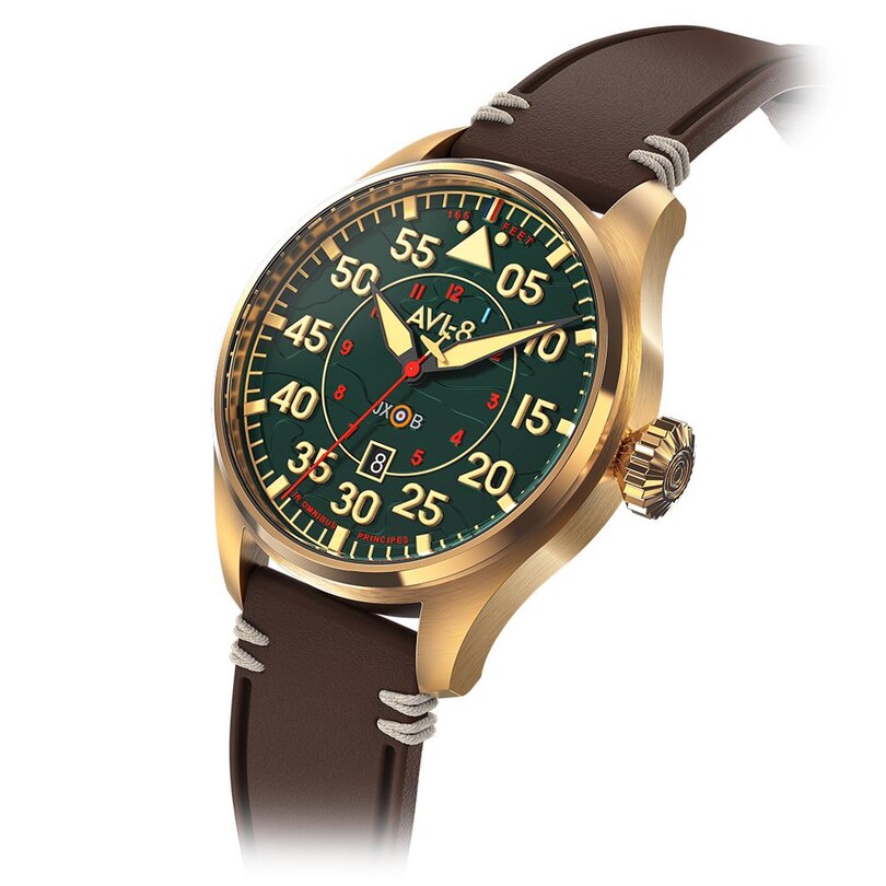 HAWKER HURRICANE CLOWES OTOMATİK AV-4097-04 (Seiko NH35 Mekanizmalı) Erkek Kol Saati - Thumbnail