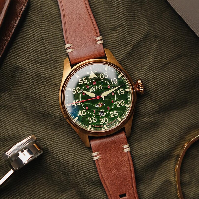 HAWKER HURRICANE CLOWES OTOMATİK AV-4097-04 (Seiko NH35 Mekanizmalı) Erkek Kol Saati - Thumbnail