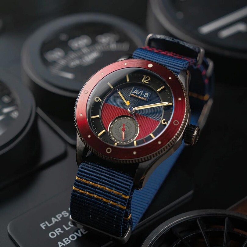 FLYBOY AIRMASTER SECTOR AV-4112-04 (Seiko VH60 Mekanizmalı) Erkek Kol Saati - Thumbnail