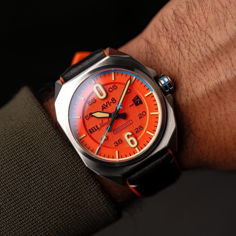 BELL X-1 MACHBUSTER AV-4115-02 Otomatik (Seiko NH35 Mekanizmalı) Erkek Kol Saati