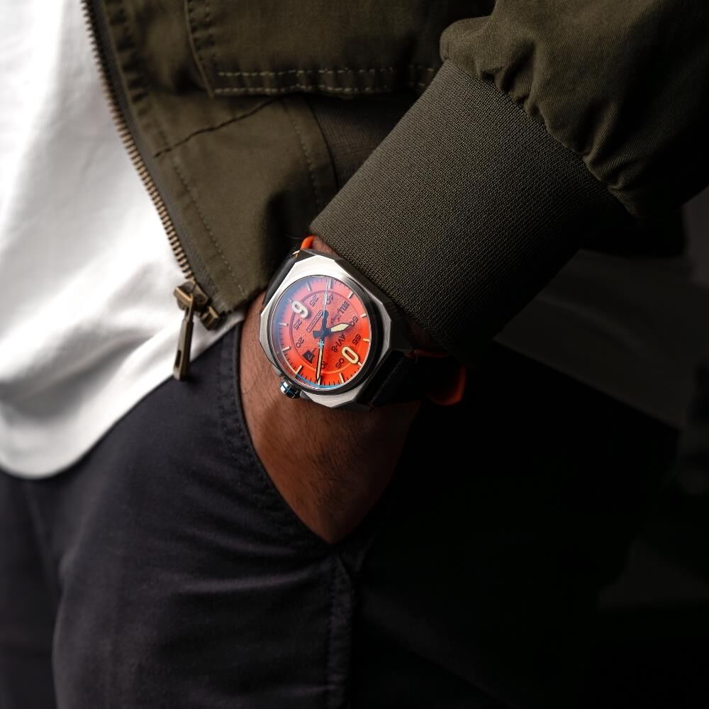 BELL X-1 MACHBUSTER AV-4115-02 Otomatik (Seiko NH35 Mekanizmalı) Erkek Kol Saati