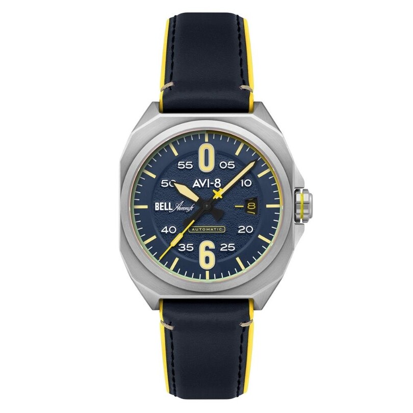 AVI-8 - BELL X-1 MACHBUSTER AV-4115-03 Otomatik (Seiko NH35 Mekanizmalı) Erkek Kol Saati