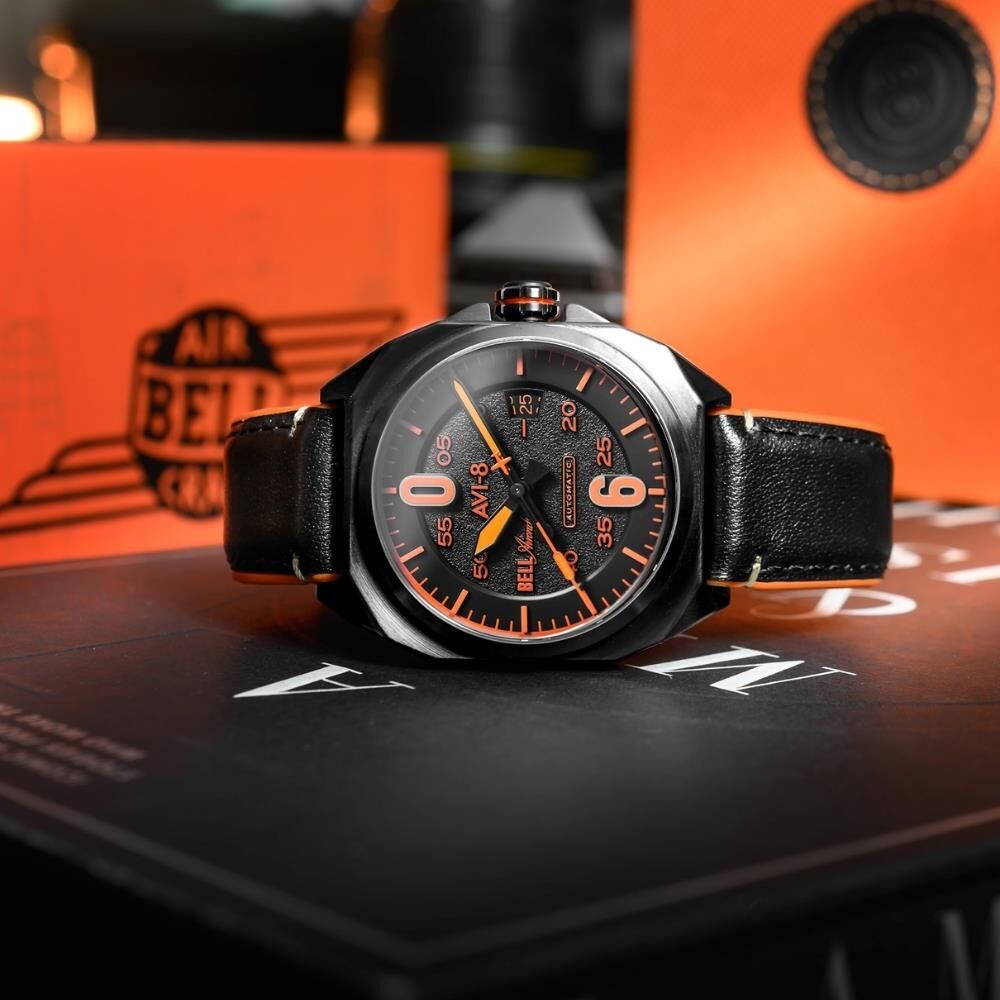 BELL X-1 MACHBUSTER AV-4115-04 Otomatik (Seiko NH35 Mekanizmalı) Erkek Kol Saati