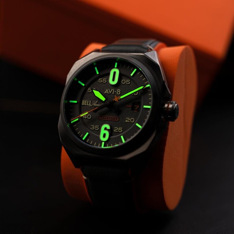BELL X-1 MACHBUSTER AV-4115-06 Otomatik (Seiko NH35 Mekanizmalı) Erkek Kol Saati - Thumbnail