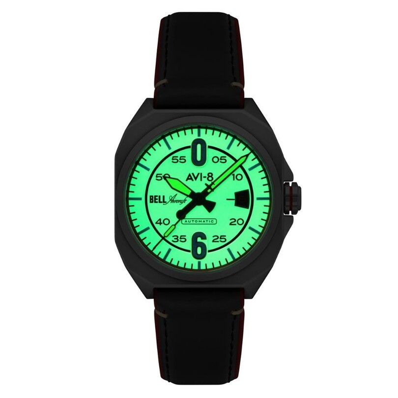 BELL X-1 MACHBUSTER AV-4115-07 Otomatik (Seiko NH35 Mekanizmalı) Erkek Kol Saati - Thumbnail