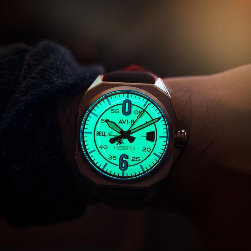 BELL X-1 MACHBUSTER AV-4115-07 Otomatik (Seiko NH35 Mekanizmalı) Erkek Kol Saati - Thumbnail