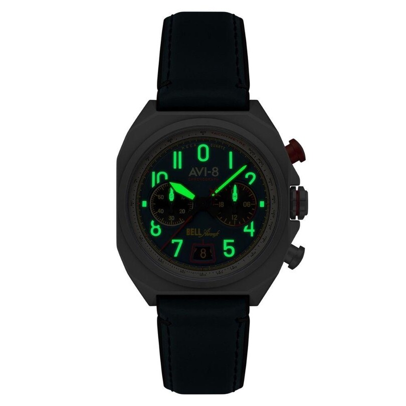 BELL X-1 MACHBUSTER AV-4118-01 (Seiko VK64 Mekanizmalı) Erkek Kol Saati - Thumbnail