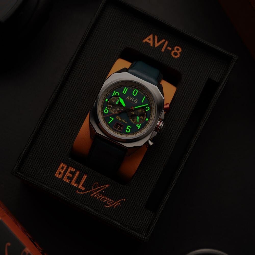 BELL X-1 MACHBUSTER AV-4118-01 (Seiko VK64 Mekanizmalı) Erkek Kol Saati