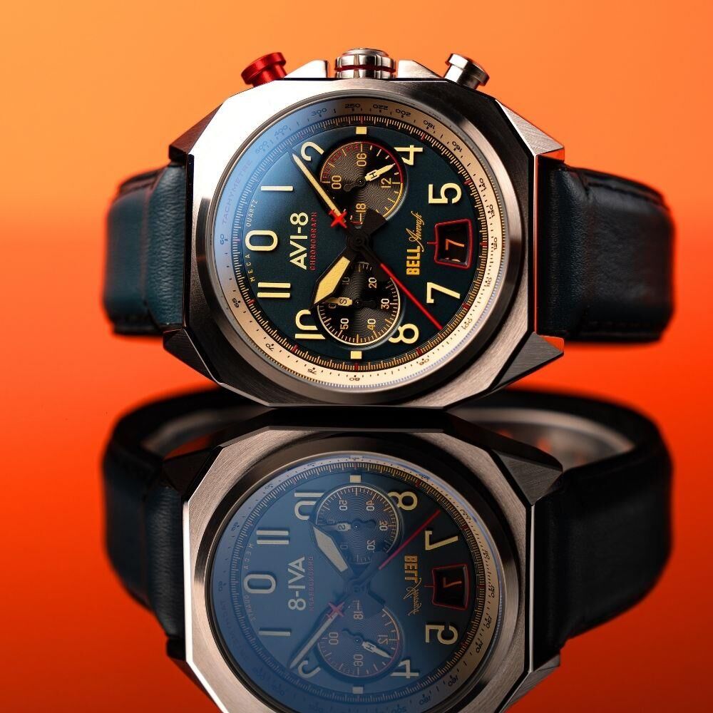 BELL X-1 MACHBUSTER AV-4118-01 (Seiko VK64 Mekanizmalı) Erkek Kol Saati