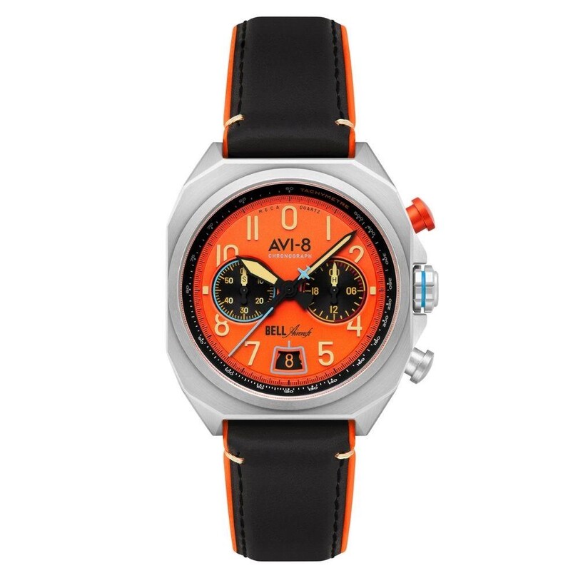 AVI-8 - BELL X-1 MACHBUSTER AV-4118-02 (Seiko VK64 Mekanizmalı) Erkek Kol Saati