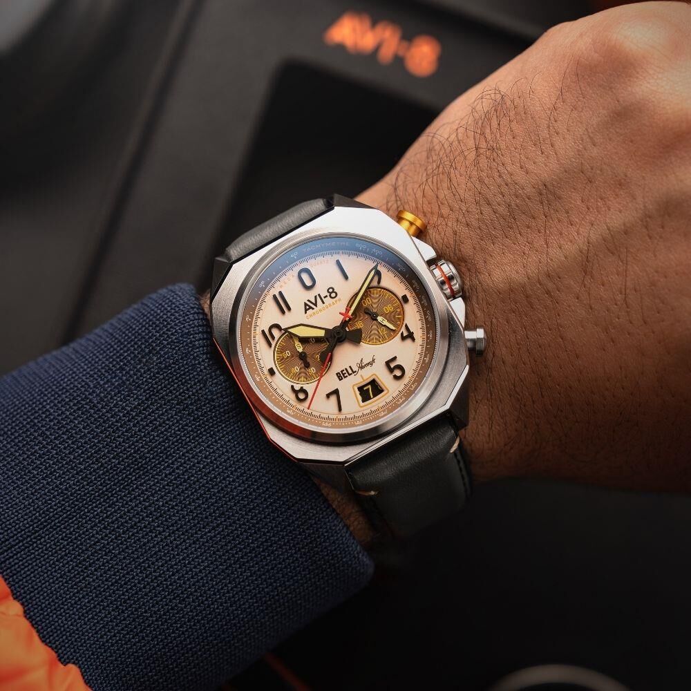 BELL X-1 MACHBUSTER AV-4118-03 (Seiko VK64 Mekanizmalı) Erkek Kol Saati