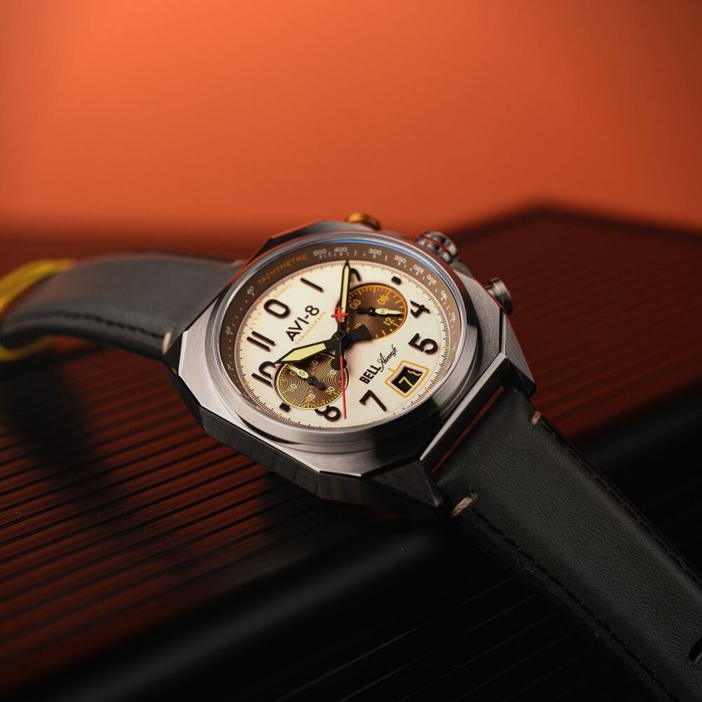 BELL X-1 MACHBUSTER AV-4118-03 (Seiko VK64 Mekanizmalı) Erkek Kol Saati