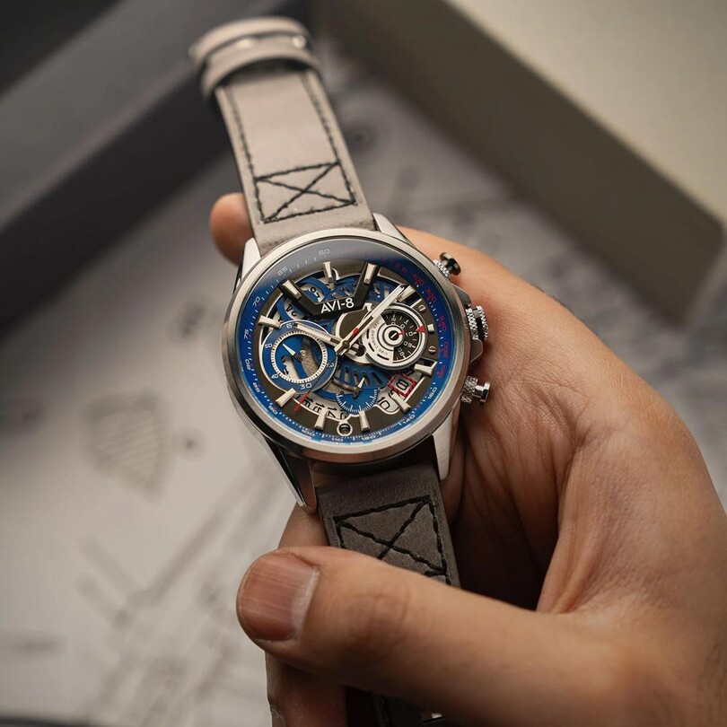 HAWKER HARRIER AV-4125-03 (Citizen Miyota 6S20 Mekanizmalı) Erkek Kol Saati - Thumbnail