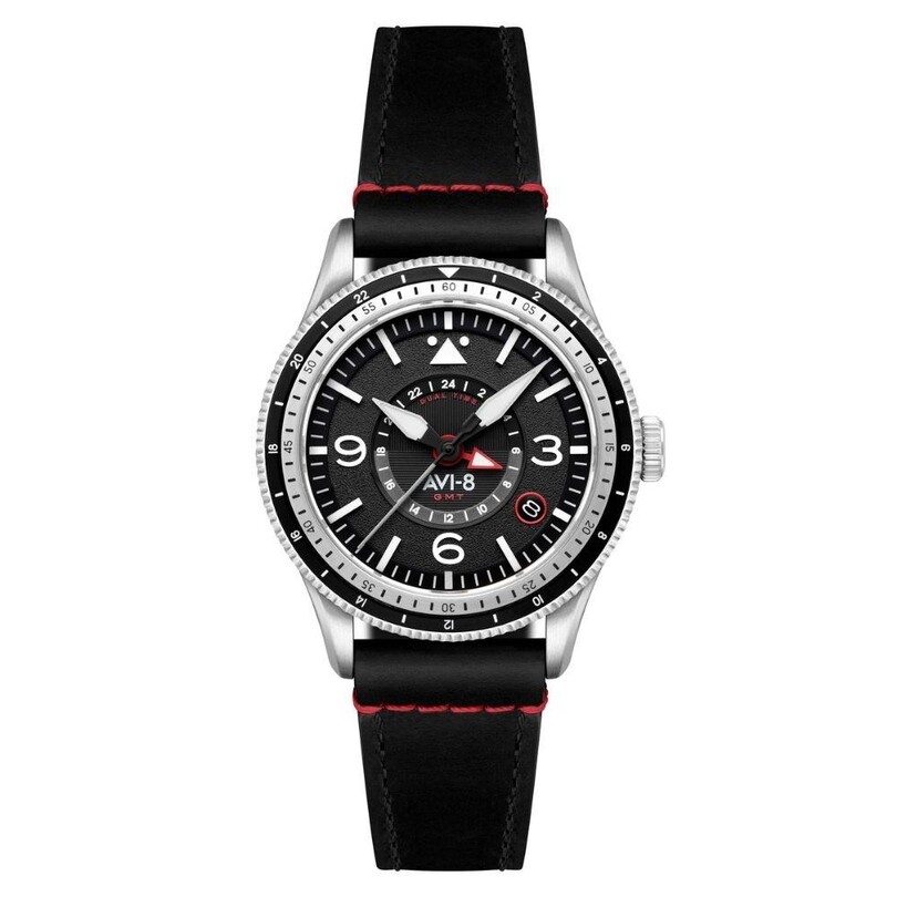 AVI-8 - FLYBOY AIRMASTER GMT AV-4128-01 (Seiko NH34 Mekanizmalı) Otomatik Erkek Kol Saati