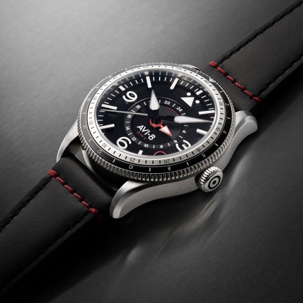 FLYBOY AIRMASTER GMT AV-4128-01 (Seiko NH34 Mekanizmalı) Otomatik Erkek Kol Saati