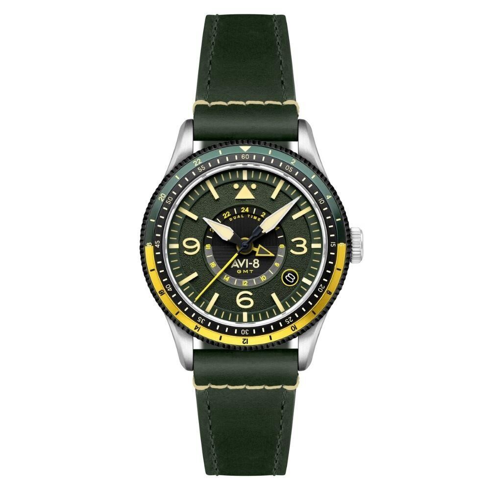 FLYBOY AIRMASTER GMT AV-4128-03 (Seiko NH34 Mekanizmalı) Otomatik Erkek Kol Saati