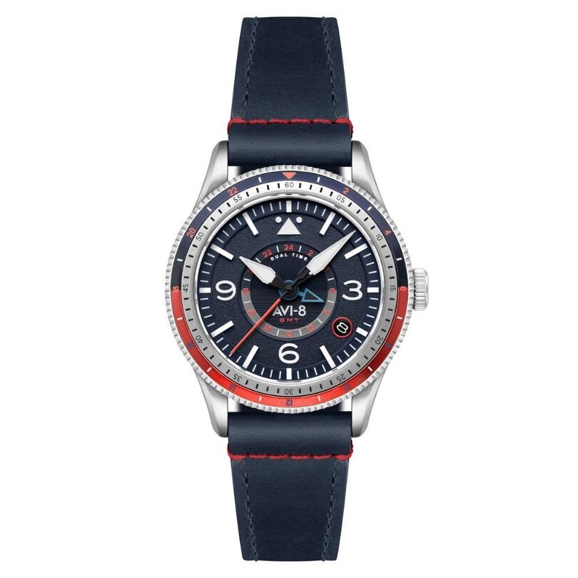 AVI-8 - FLYBOY AIRMASTER GMT AV-4128-04 (Seiko NH34 Mekanizmalı) Otomatik Erkek Kol Saati