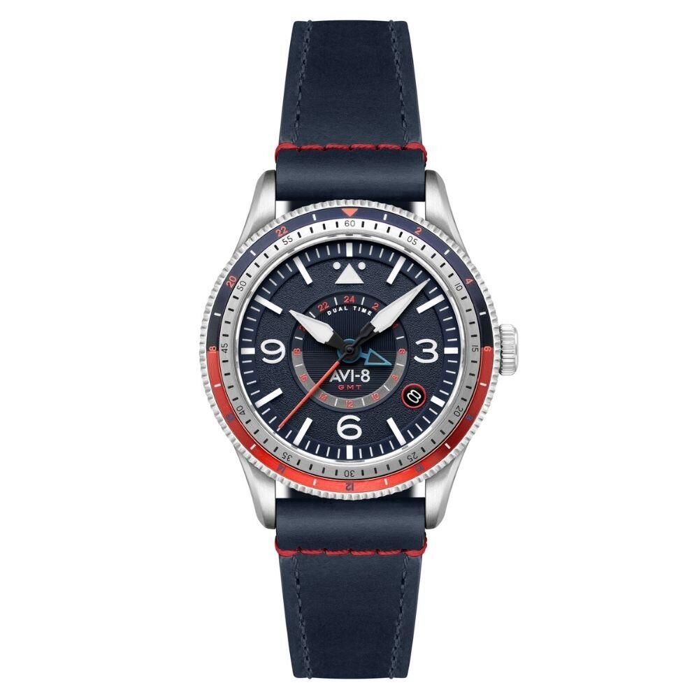 FLYBOY AIRMASTER GMT AV-4128-04 (Seiko NH34 Mekanizmalı) Otomatik Erkek Kol Saati