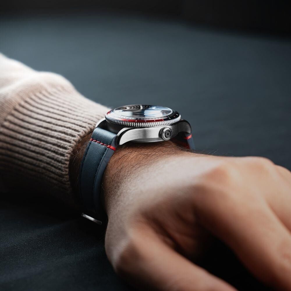 FLYBOY AIRMASTER GMT AV-4128-04 (Seiko NH34 Mekanizmalı) Otomatik Erkek Kol Saati