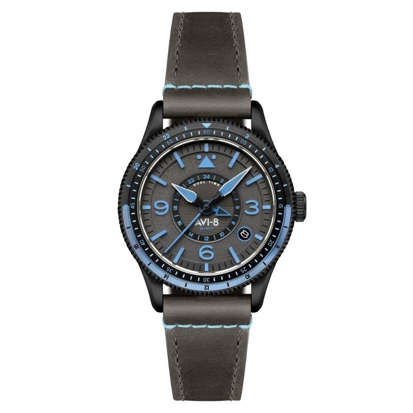 AVI-8 - FLYBOY AIRMASTER GMT AV-4128-05 (Seiko NH34 Mekanizmalı) Otomatik Erkek Kol Saati