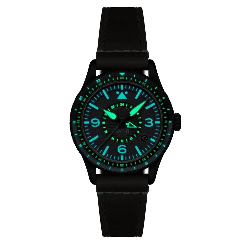 FLYBOY AIRMASTER GMT AV-4128-05 (Seiko NH34 Mekanizmalı) Otomatik Erkek Kol Saati