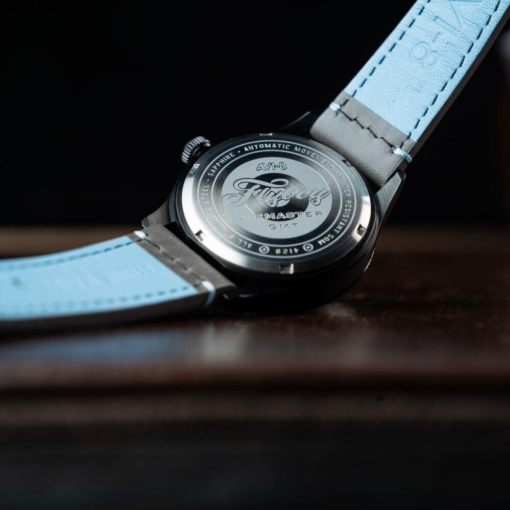 FLYBOY AIRMASTER GMT AV-4128-05 (Seiko NH34 Mekanizmalı) Otomatik Erkek Kol Saati
