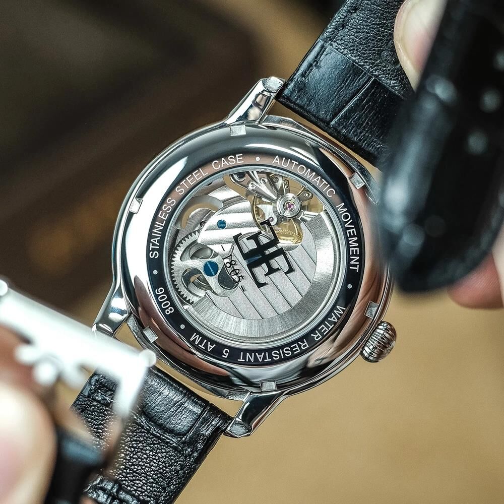LONGITUDE AUTOMATIC SKELETON ES-8006-01 Erkek Kol Saati
