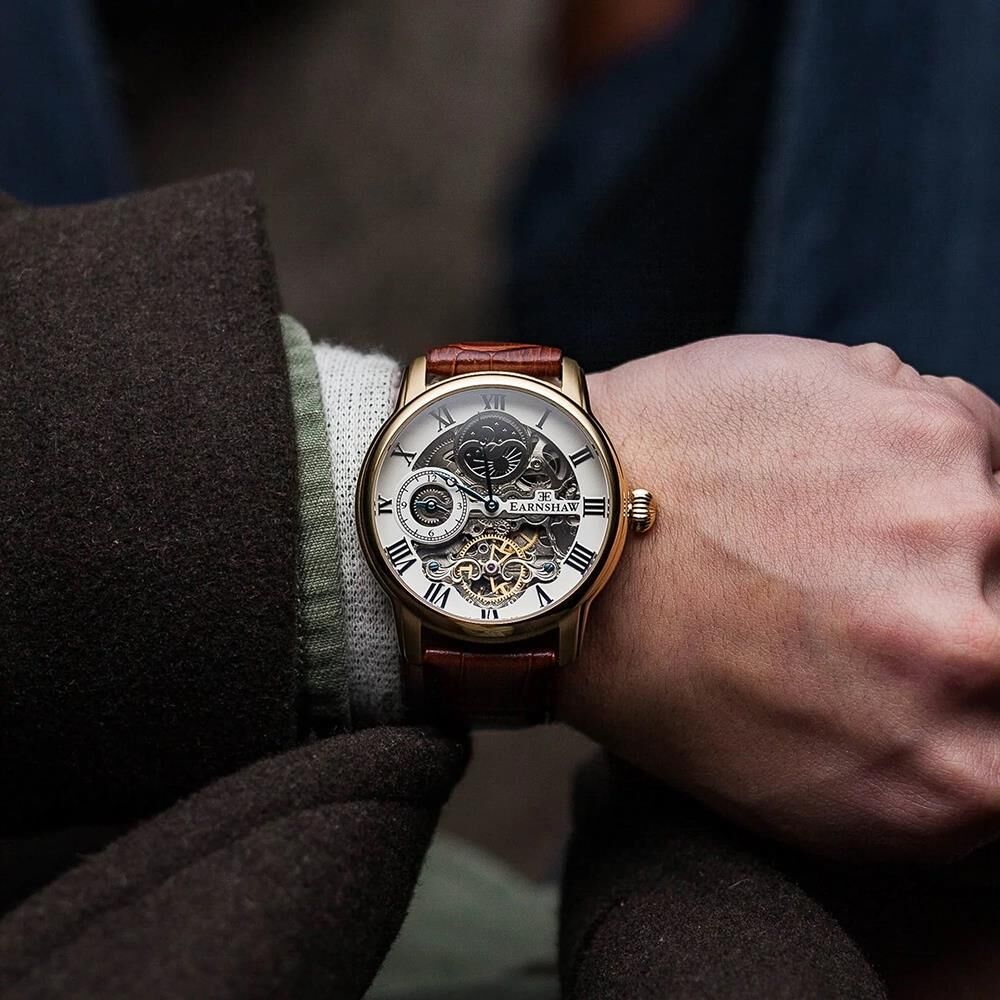 LONGITUDE AUTOMATIC SKELETON ES-8006-02 Erkek Kol Saati