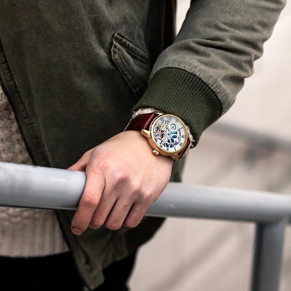 LONGITUDE AUTOMATIC SKELETON ES-8006-02 Erkek Kol Saati