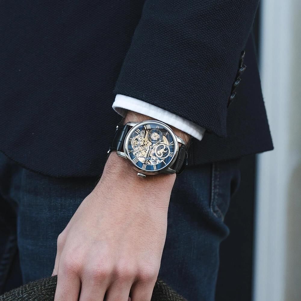 LONGITUDE AUTOMATIC SKELETON ES-8006-04 Erkek Kol Saati