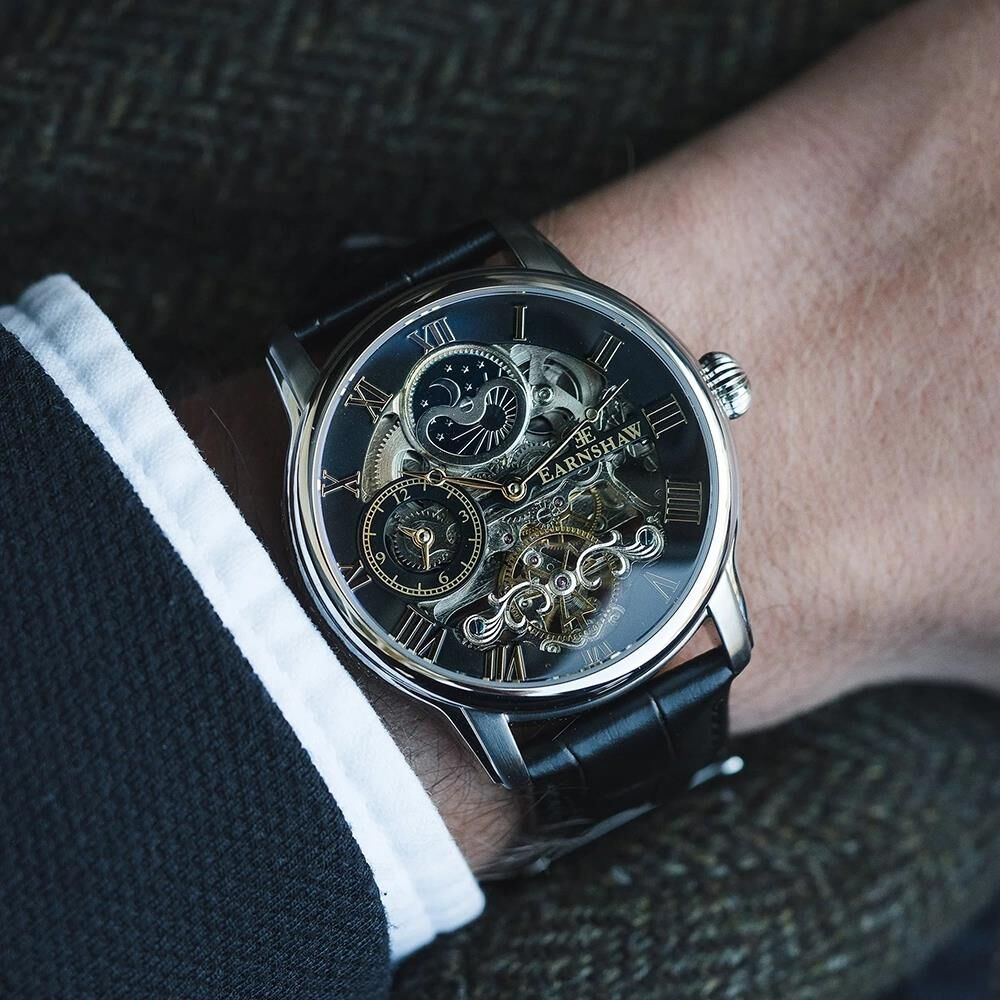 LONGITUDE AUTOMATIC SKELETON ES-8006-04 Erkek Kol Saati