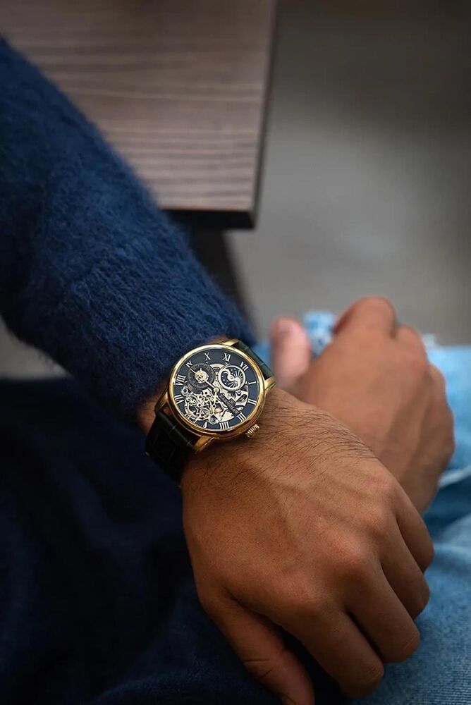 LONGITUDE AUTOMATIC SKELETON ES-8006-09 Erkek Kol Saati