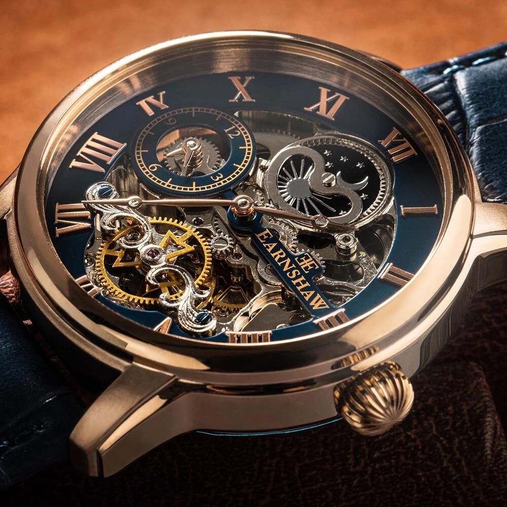LONGITUDE AUTOMATIC SKELETON ES-8006-0A Erkek Kol Saati