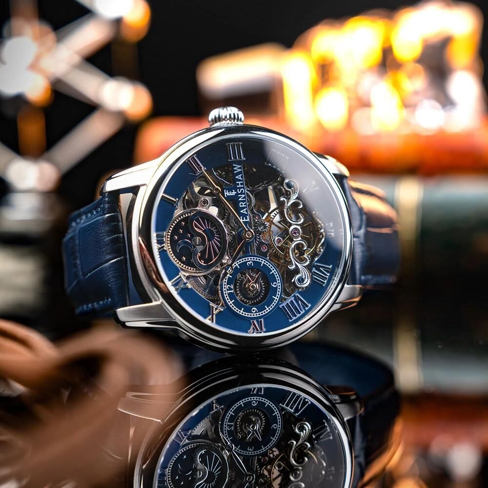 LONGITUDE AUTOMATIC SKELETON ES-8006-0C Erkek Kol Saati