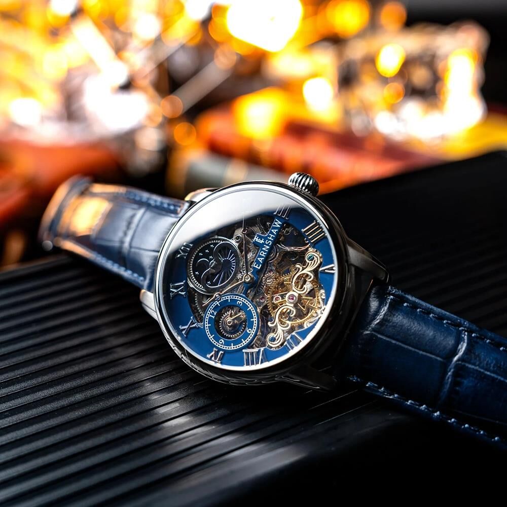 LONGITUDE AUTOMATIC SKELETON ES-8006-0C Erkek Kol Saati