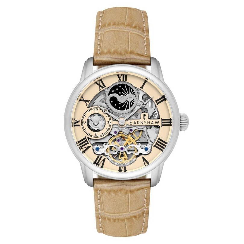EARNSHAW - LONGITUDE AUTOMATIC SKELETON ES-8006-0D Erkek Kol Saati