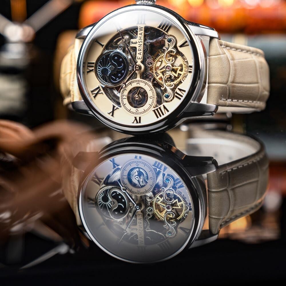 LONGITUDE AUTOMATIC SKELETON ES-8006-0D Erkek Kol Saati