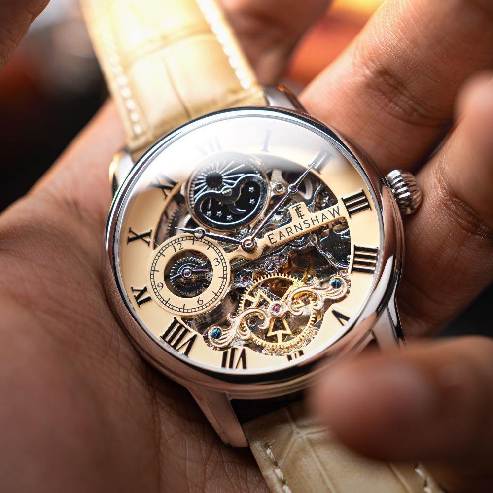 LONGITUDE AUTOMATIC SKELETON ES-8006-0D Erkek Kol Saati