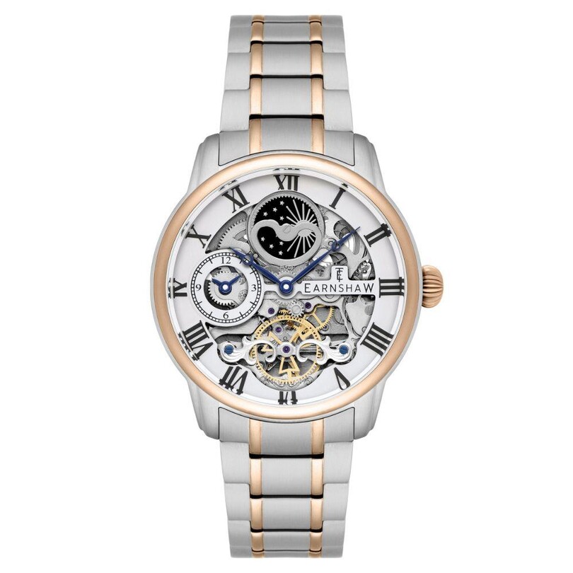 EARNSHAW - LONGITUDE AUTOMATIC SKELETON ES-8006-33 Erkek Kol Saati