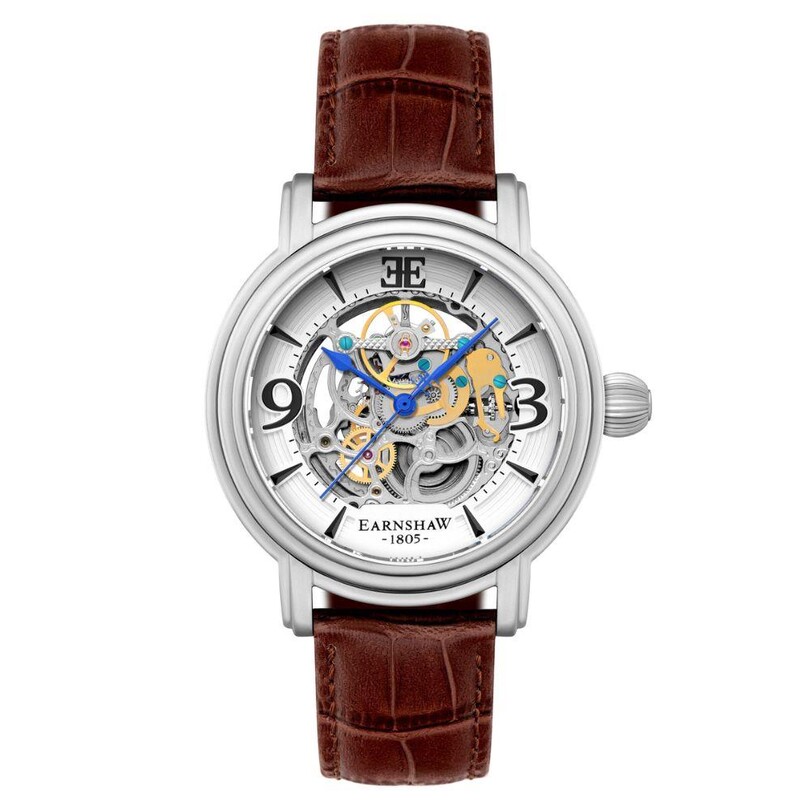 EARNSHAW - LONGCASE GRANDE SKELETON AUTOMATIC ES-8011-01 Erkek Kol Saati