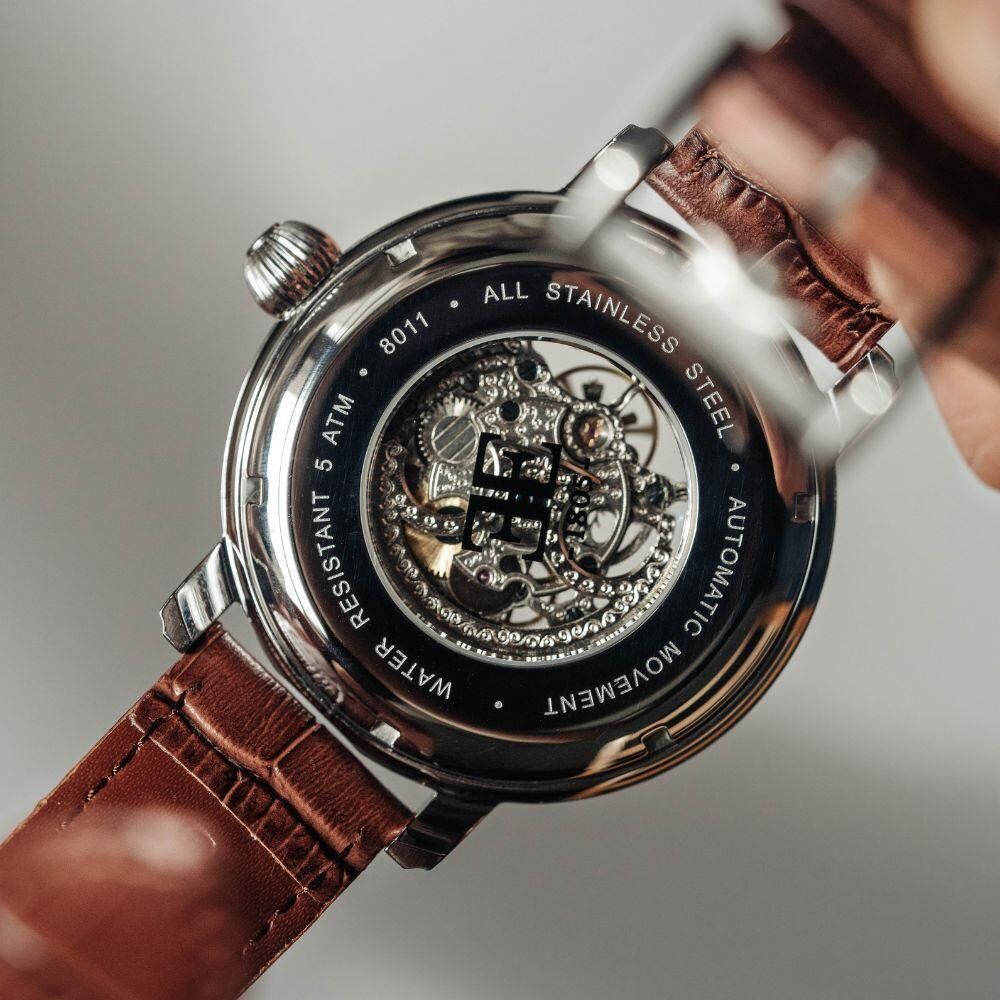 LONGCASE GRANDE SKELETON AUTOMATIC ES-8011-01 Erkek Kol Saati