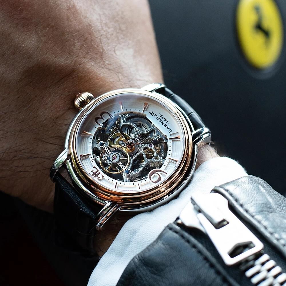 LONGCASE GRANDE SKELETON AUTOMATIC ES-8011-06 Erkek Kol Saati