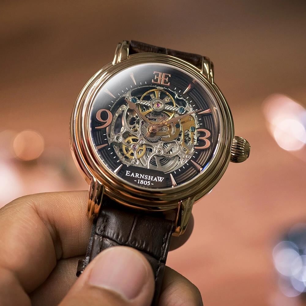 LONGCASE GRANDE SKELETON AUTOMATIC ES-8011-07 Erkek Kol Saati