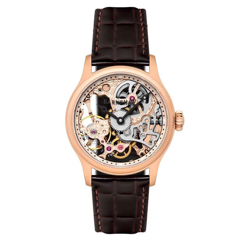 EARNSHAW - BAUER MECHANICAL SKELETON ES-8049-03 Erkek Kol Saati